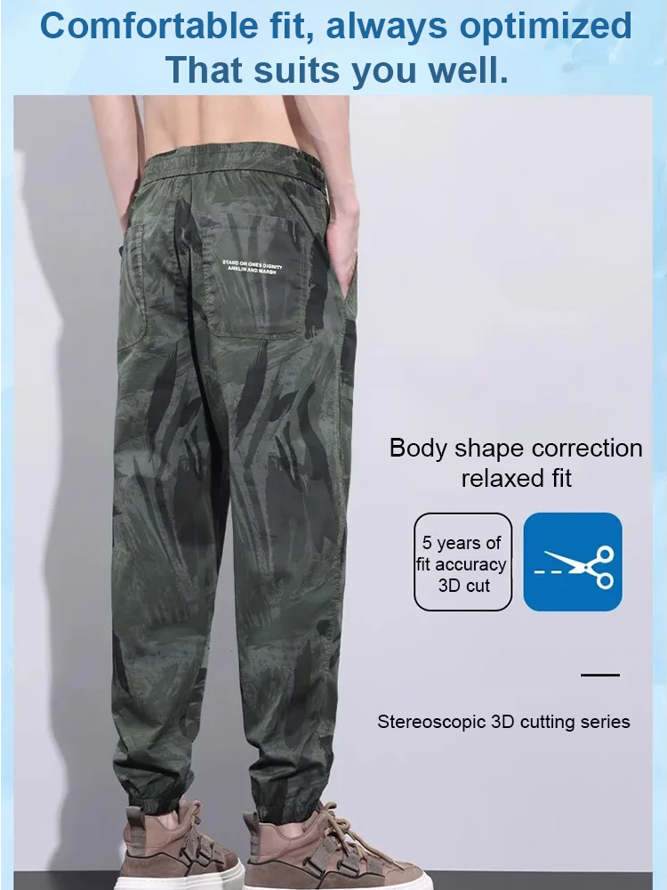 【❄️Tech Ice Cool Camouflage Pants】Wear them and feel 9°C cooler, for a cool and comfortable summer without worry.