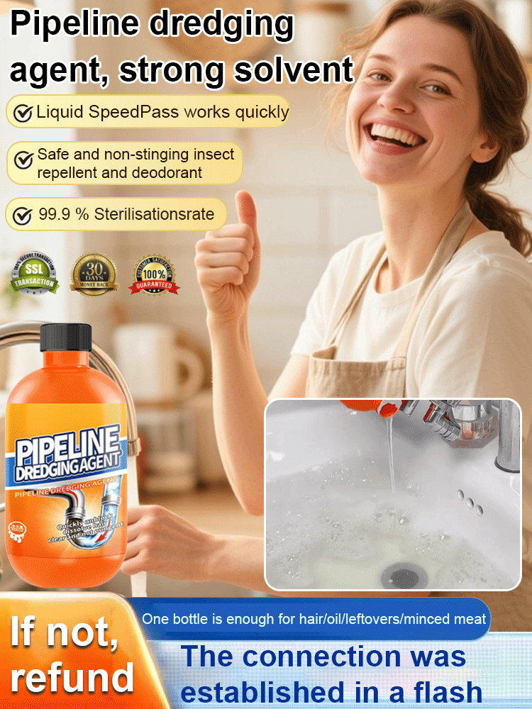 【✅One-Second Pipe Cleaner】 Fast-acting, powerful and safe deodorizing formula, suitable for all pipes.