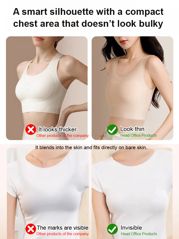 Ten pieces are not as good as one piece【wire-free anti-sagging shaping underwear】makes large breasts look smaller without feeling constricted, breathable and comfortable in summer