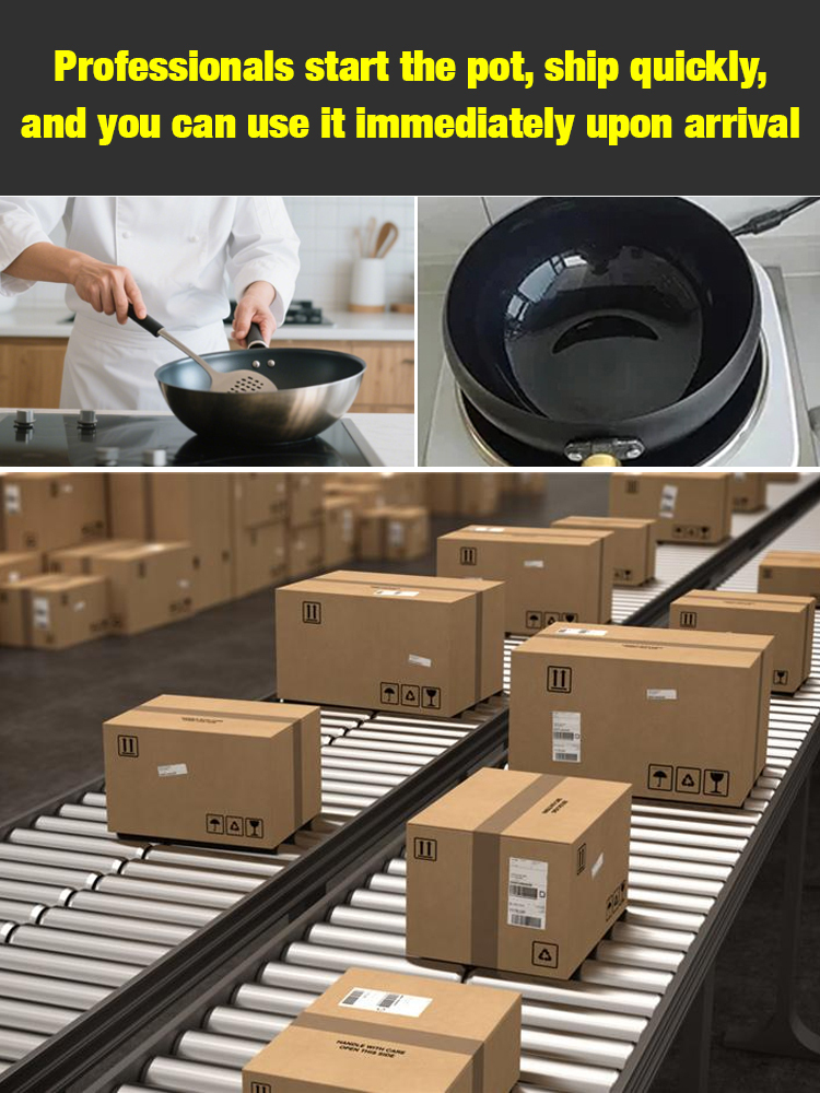 【👍🍳Healthy uncoated iron pan】No need to replace the pan for 50 years, triple high-temperature nitriding in Japan, 7-day return policy