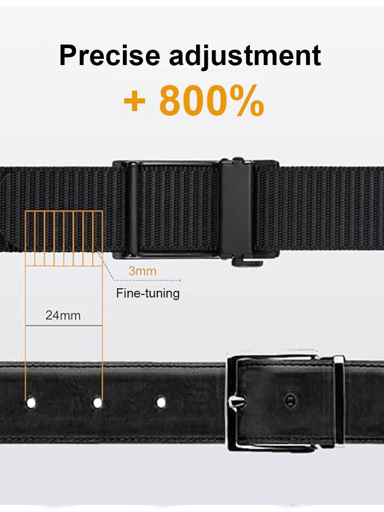 【Pilot Tactical Belt】Comfortable without constricting the waist, millimeter-level precise adjustment, comfortable to wear with various suits and casual wear.