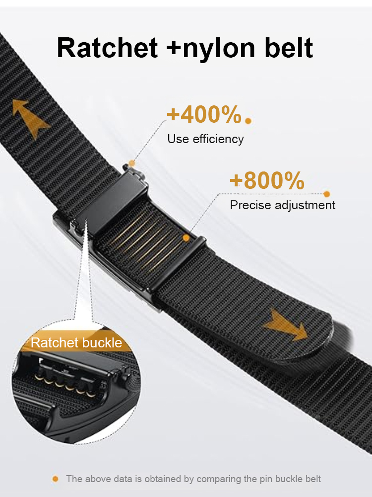 【Pilot Tactical Belt】Comfortable without constricting the waist, millimeter-level precise adjustment, comfortable to wear with various suits and casual wear.