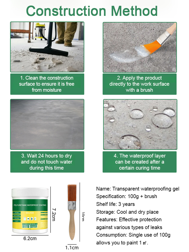 【Highly efficient waterproof sealant】Quick repair in 5 minutes, buy once to solve all leaks, safe and environmentally friendly