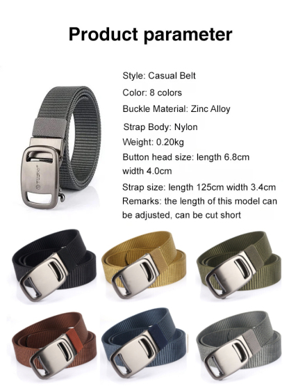 【Pilot Tactical Belt】Comfortable without constricting the waist, millimeter-level precise adjustment, comfortable to wear with various suits and casual wear.