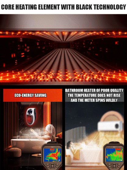 【3-second rapid heating AI energy-saving heater】 Energy-saving and non-drying, a miracle device for rapid heating throughout the entire house
