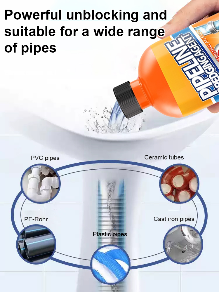 【✅One-Second Pipe Cleaner】 Fast-acting, powerful and safe deodorizing formula, suitable for all pipes.