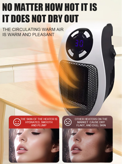 【3-second rapid heating AI energy-saving heater】 Energy-saving and non-drying, a miracle device for rapid heating throughout the entire house