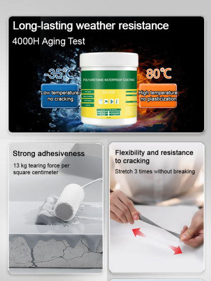 【Highly efficient waterproof sealant】Quick repair in 5 minutes, buy once to solve all leaks, safe and environmentally friendly