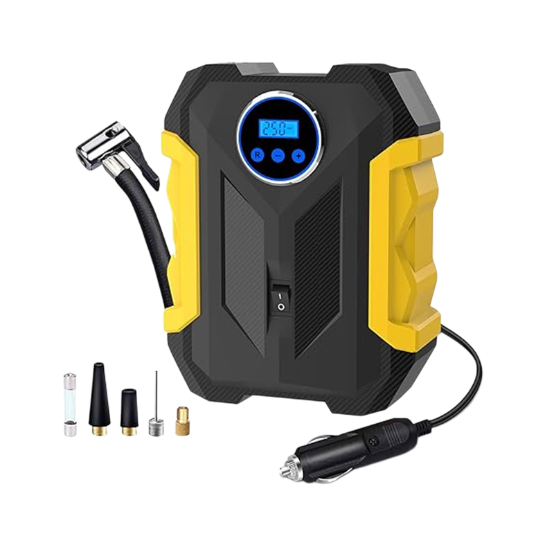 Digital Air Compressor for Car Auto Pump Portable Tire Inflator with L