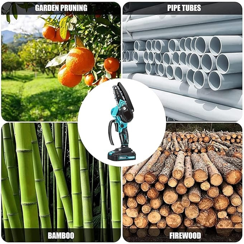 Mini Chainsaw,Portable Electric Chainsaws Cordless,Handheld Chain Saw Pruning Shears Chain Saws for Tree Branches,Courtyard,Household and Garden Father's Day Gift for Men Dad Husband Women