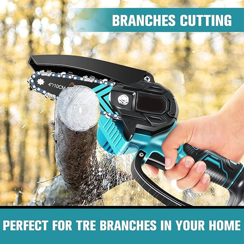 Mini Chainsaw,Portable Electric Chainsaws Cordless,Handheld Chain Saw Pruning Shears Chain Saws for Tree Branches,Courtyard,Household and Garden Father's Day Gift for Men Dad Husband Women