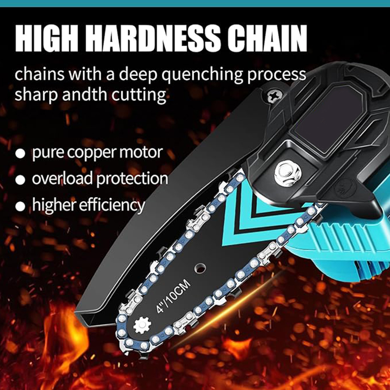 Mini Chainsaw,Portable Electric Chainsaws Cordless,Handheld Chain Saw Pruning Shears Chain Saws for Tree Branches,Courtyard,Household and Garden Father's Day Gift for Men Dad Husband Women