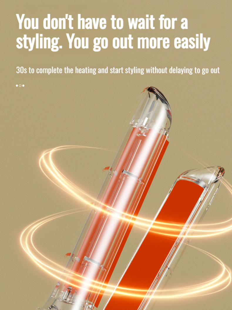 multifunction curling iron styling stick Curved Longlasting styling Moisturizing Hair Care curling i