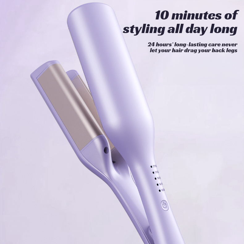 natural and shapely curling iron hair curler hydrated hair Deep V Egg Rolls 32MM Large Water Ripple 