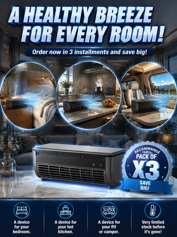 Powerful Airflow Semiconductor No-Drill Cooling Fan