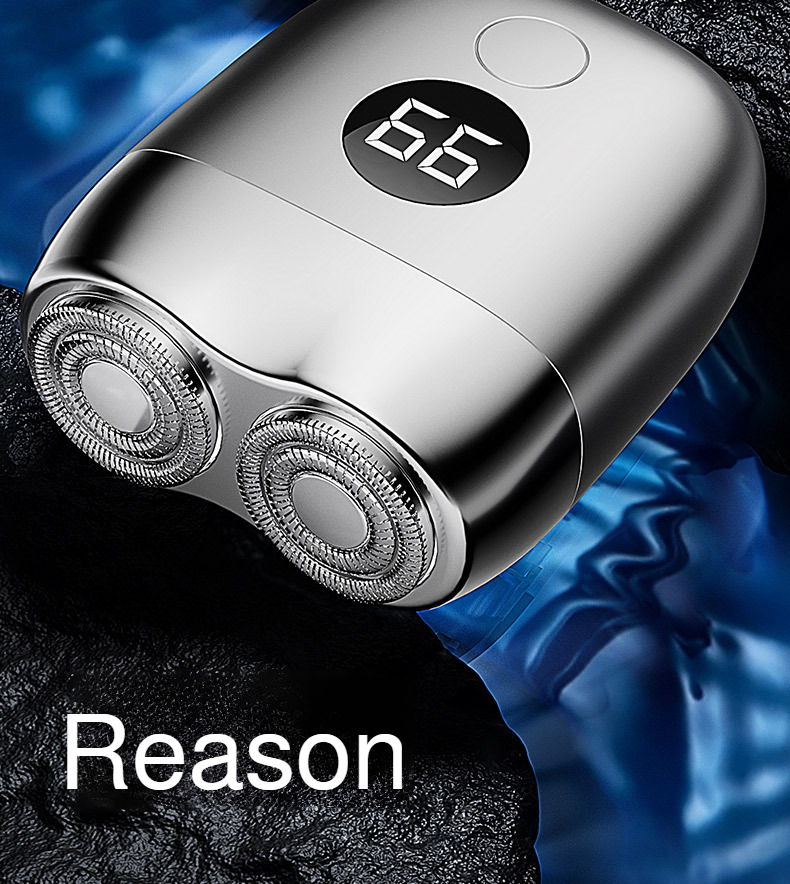 Double blade design for efficient shaving