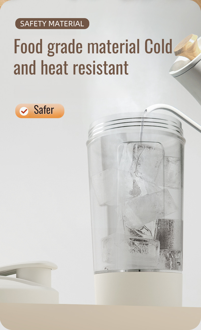 Easy carry smoothie blender for gym