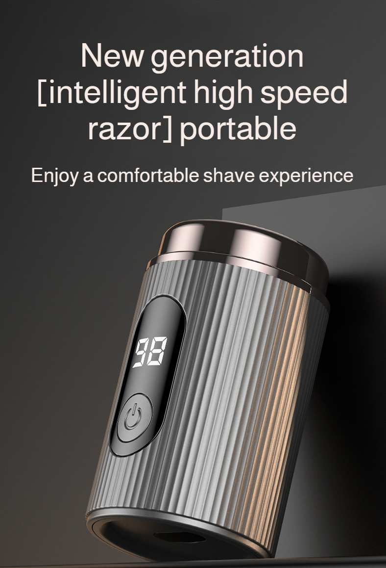 Mini electric shaver for men with waterproof design