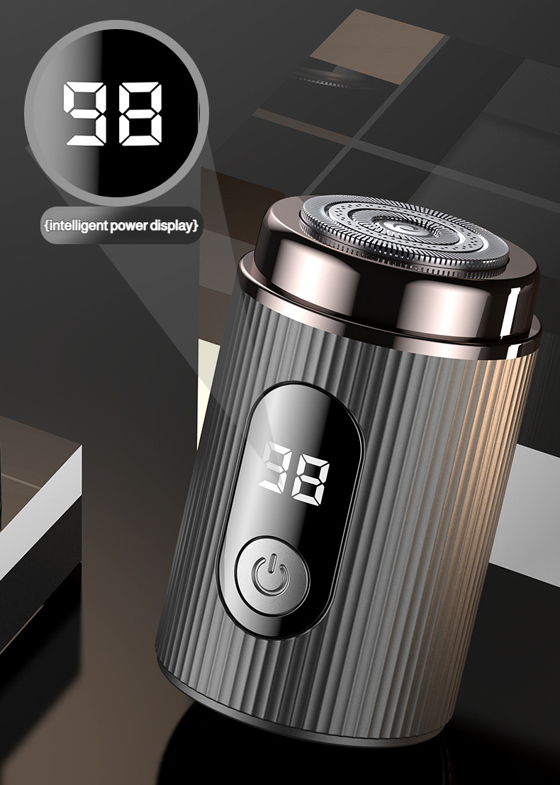 Electric razor for men in bathroom setting