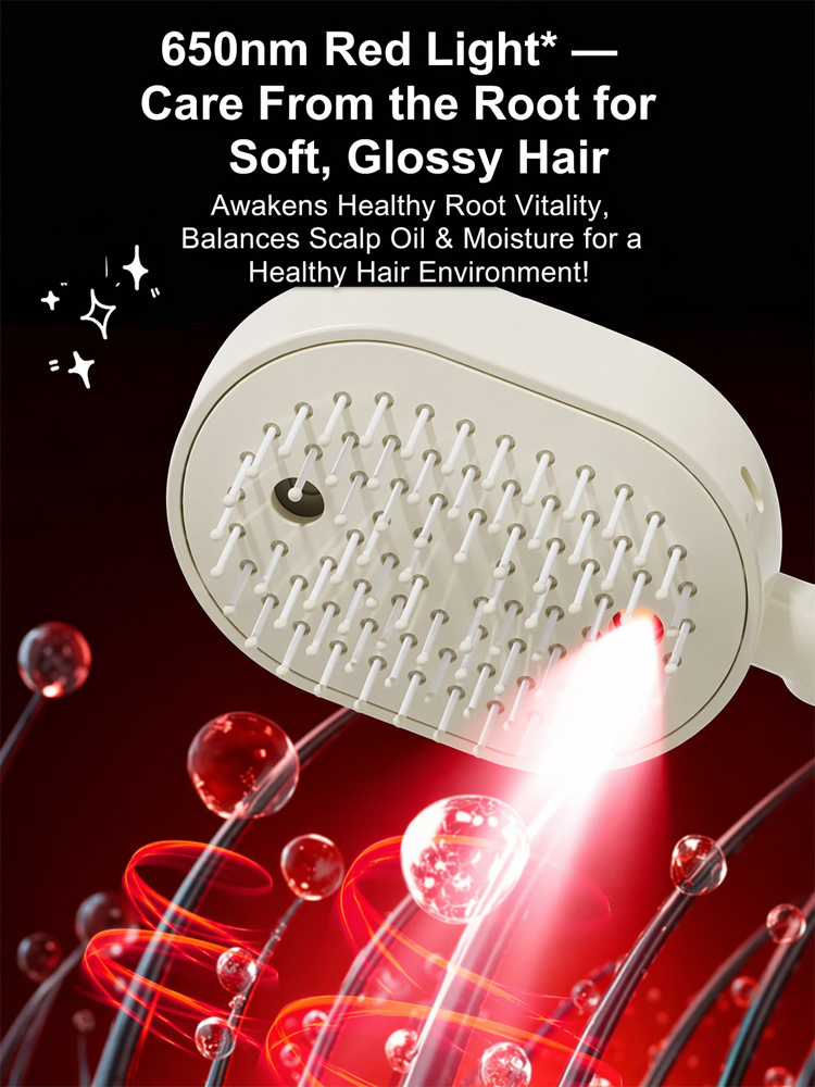 Smart-Mist Massagekamm | 3-in-1 Kopfhaut-Spa und Serum-Diffusor | Dermatest-Geprüft für Haarvitalität❤️