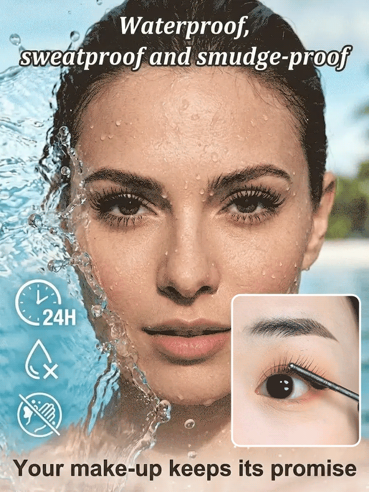 3-in-1 Metal Wand Mascara | 3s Instant Lash Lift | Zero Clumping | 24h Waterproof 