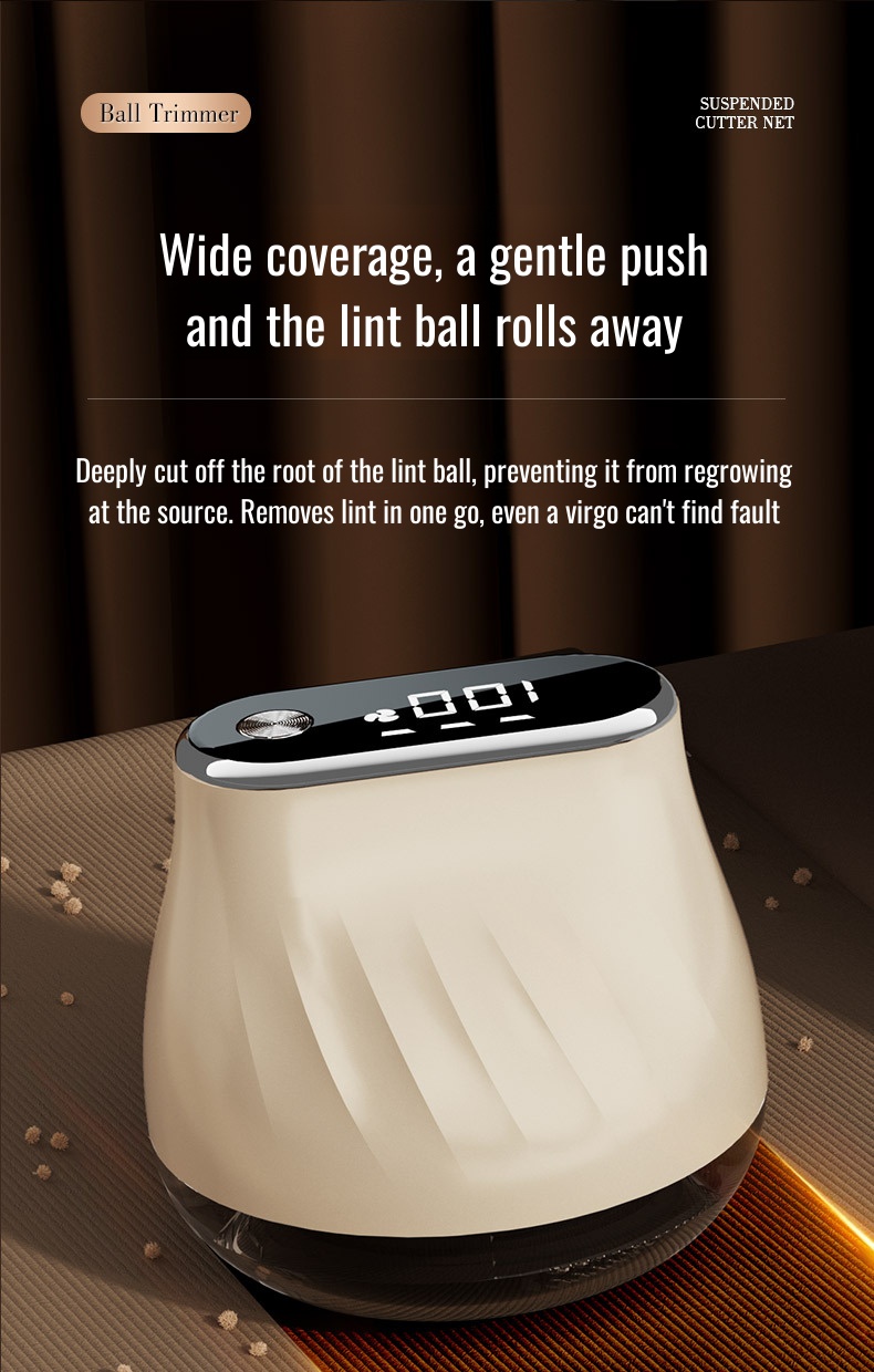 Easy-to-clean electric fabric shaver head