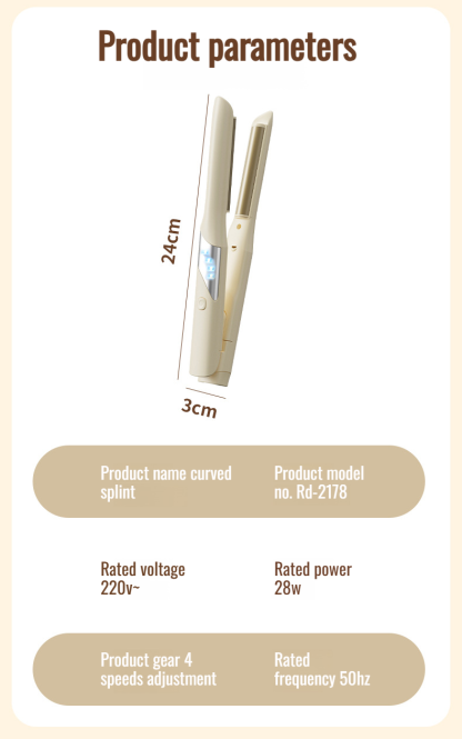 multifunction curling iron styling stick Curved Longlasting styling Moisturizing Hair Care curling i