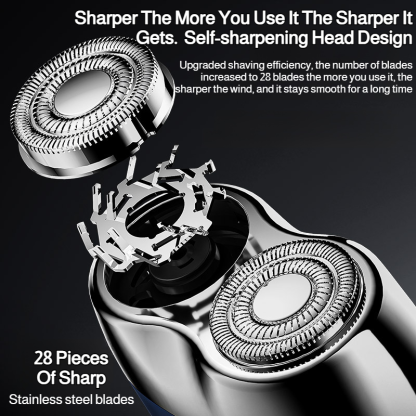 TypeC fast charging beard knife shaver Mini Compact Storage Portable IPX7 Waterproof Features Double