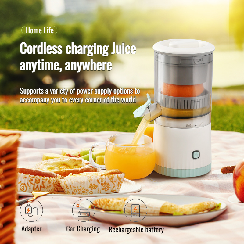 Wireless electric juicer portable usb charging small juicer fruit orange juice separation juicer