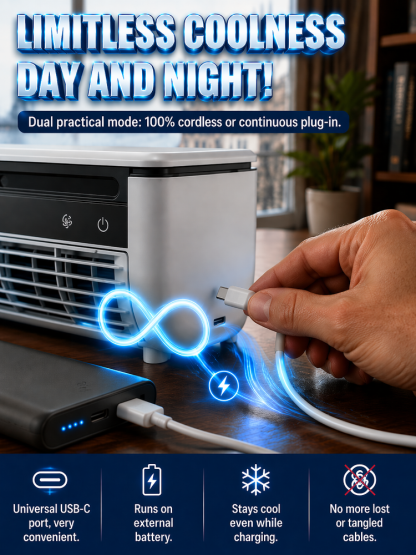 Powerful Airflow Semiconductor No-Drill Cooling Fan