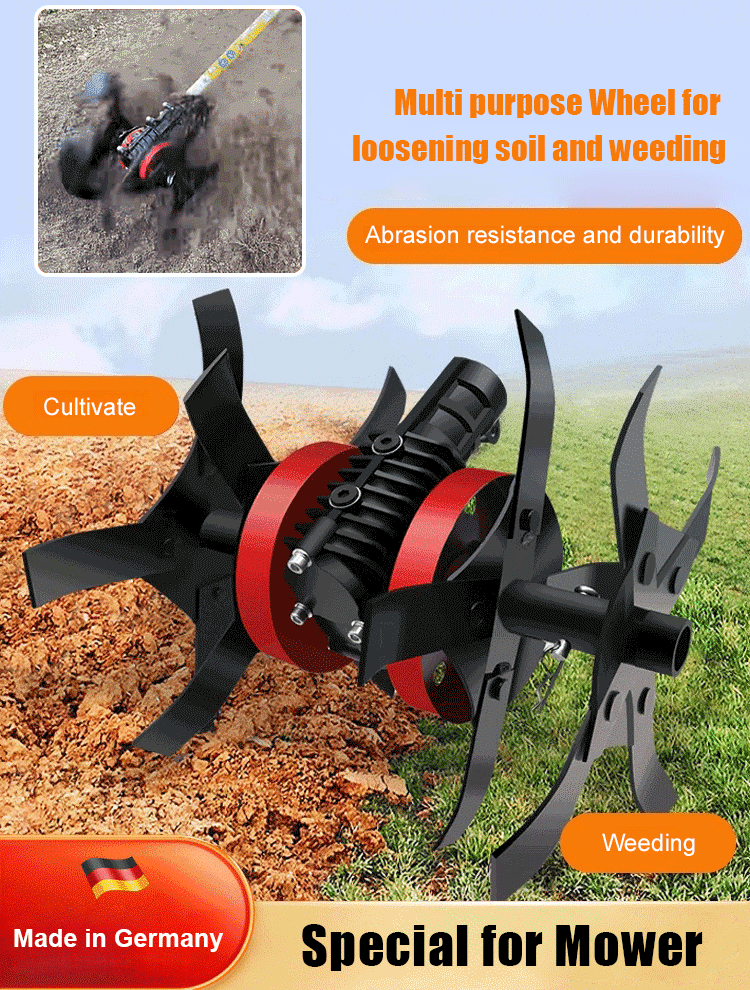 【Universal wheel for lawn mowers】Clear 100 square meters of weeds in five minutes✨Limited time half price！