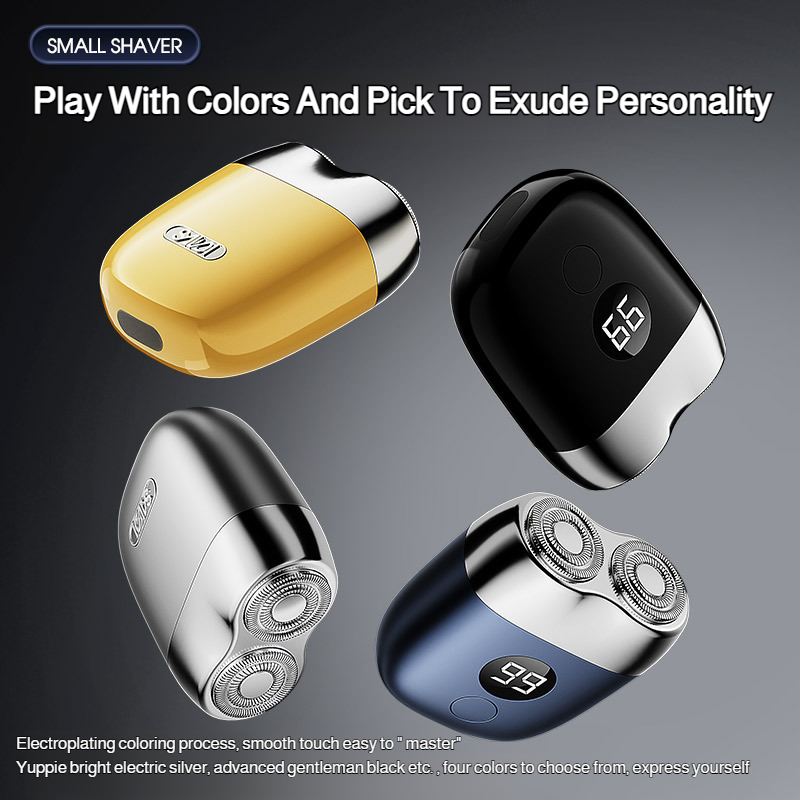 TypeC fast charging beard knife shaver Mini Compact Storage Portable IPX7 Waterproof Features Double