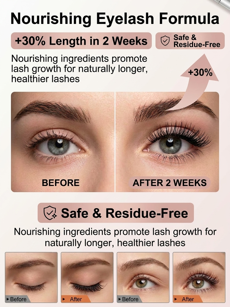 3-in-1 Metal Wand Mascara | 3s Instant Lash Lift | Zero Clumping | 24h Waterproof 