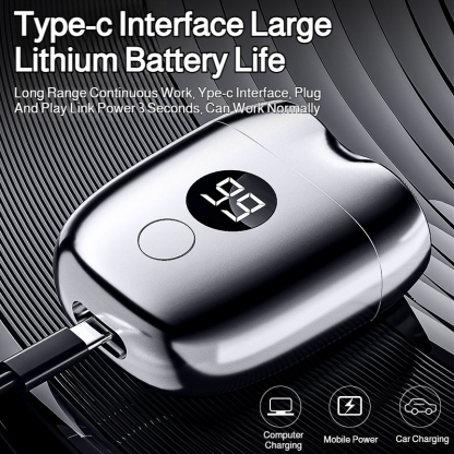 TypeC fast charging beard knife shaver Mini Compact Storage Portable IPX7 Waterproof Features Double