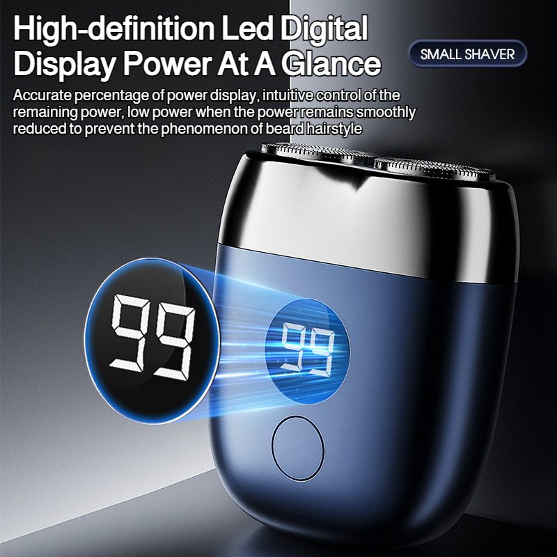 TypeC fast charging beard knife shaver Mini Compact Storage Portable IPX7 Waterproof Features Double