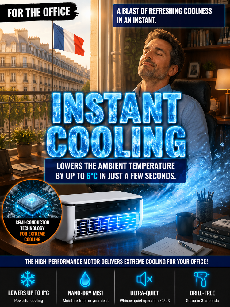 Powerful Airflow Semiconductor No-Drill Cooling Fan