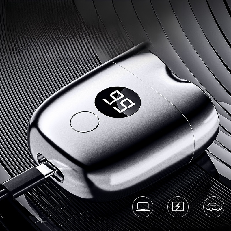 TypeC fast charging beard knife shaver Mini Compact Storage Portable IPX7 Waterproof Features Double