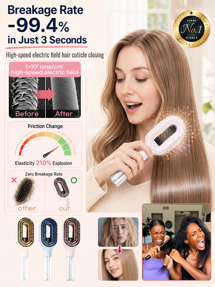 Smart-Mist Massagekamm | 3-in-1 Kopfhaut-Spa und Serum-Diffusor | Dermatest-Geprüft für Haarvitalität❤️