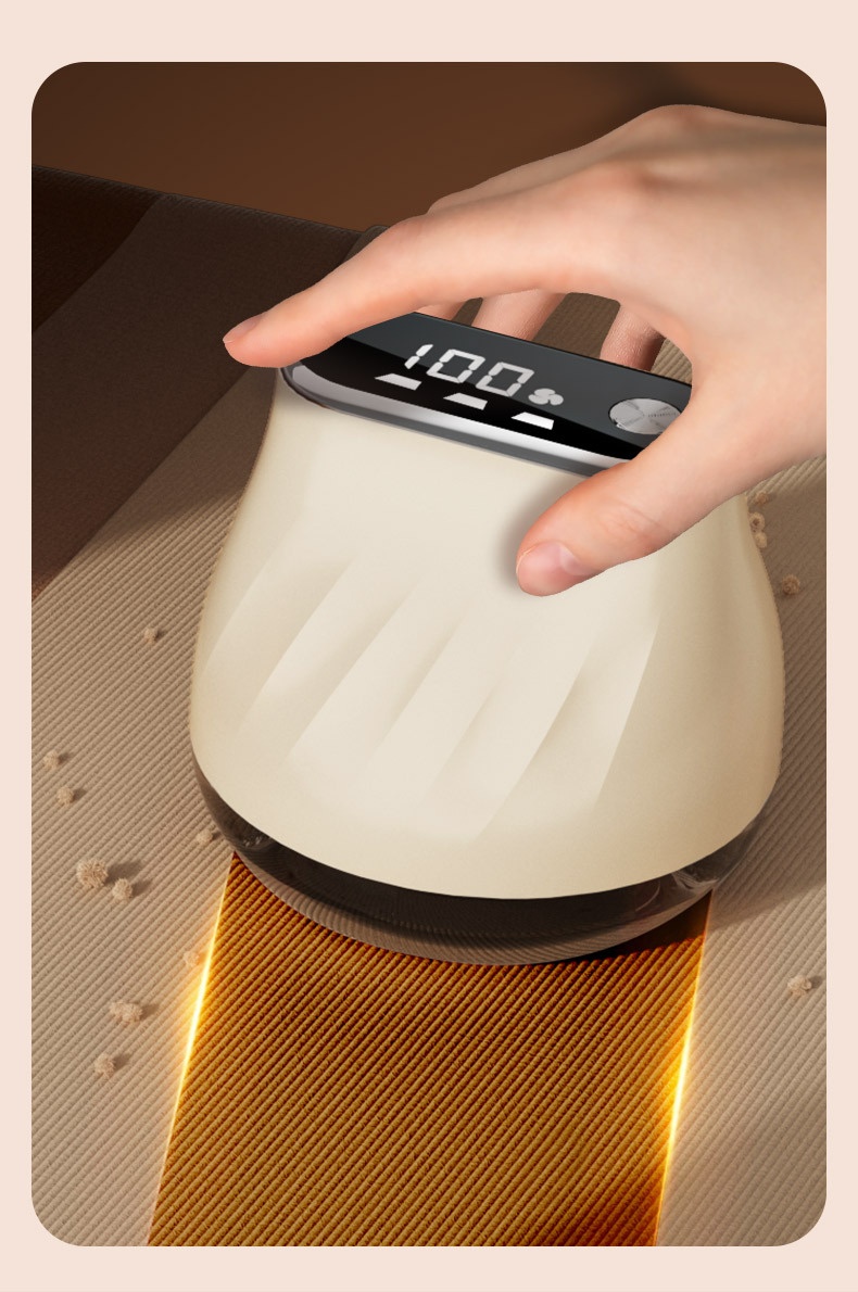 Portable USB lint trimmer for home and travel