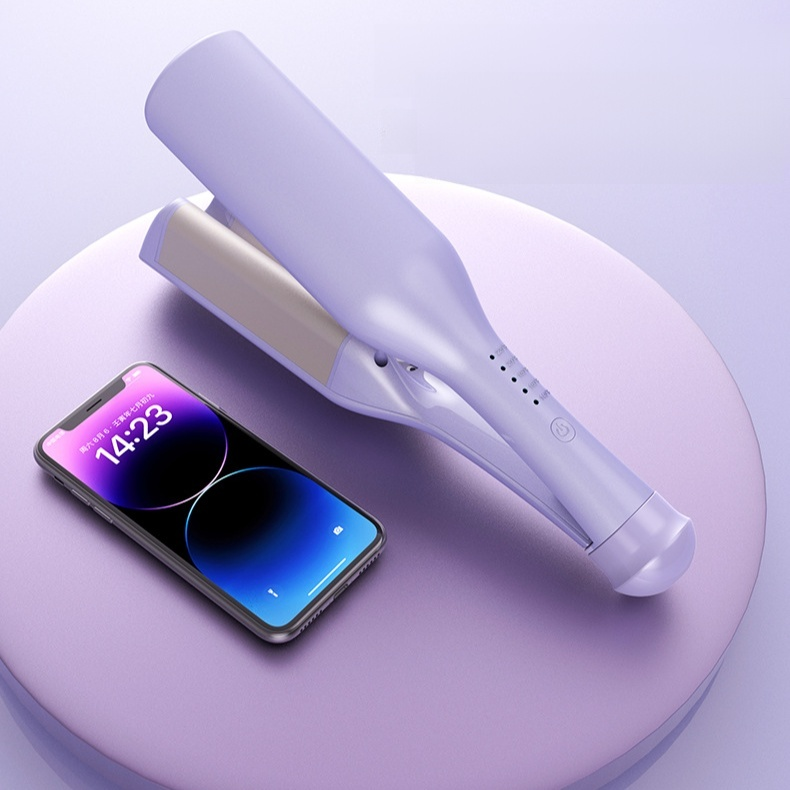 natural and shapely curling iron hair curler hydrated hair Deep V Egg Rolls 32MM Large Water Ripple 