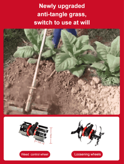 【Universal wheel for lawn mowers】Clear 100 square meters of weeds in five minutes✨Limited time half price！