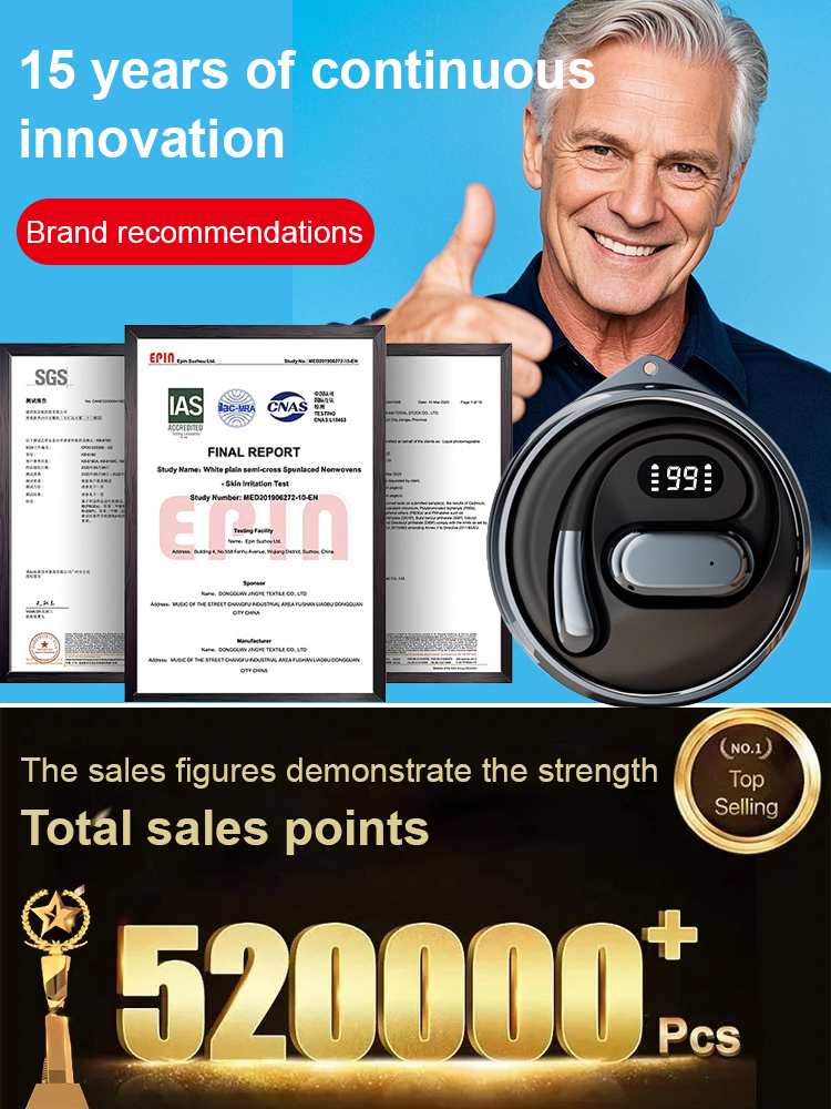 【Translate 144 languages】High-speed Bluetooth smart translation headset✨Accuracy rate up to 99%！Half price
