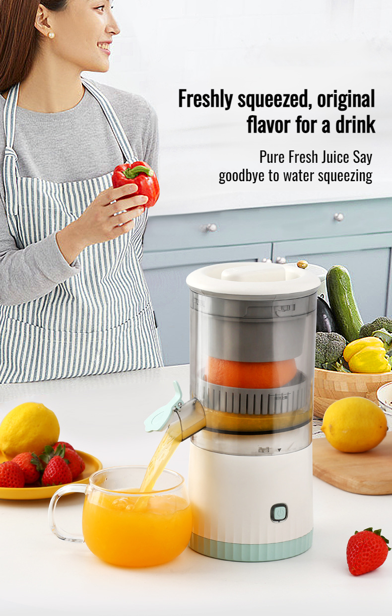 Wireless electric portable juicer with USB charging