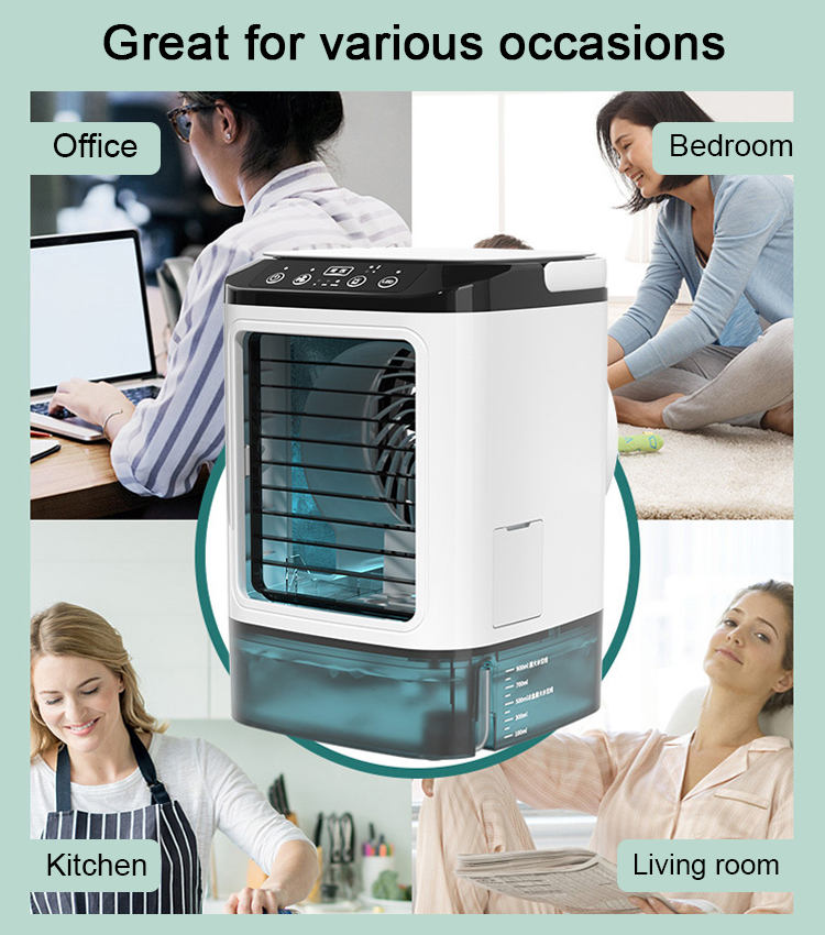 【Desk fan with mist spray 】Cool down by 10 degrees in one second, three times colder than diving into a refrigerator, Half-price for a limited time: 1 hour only