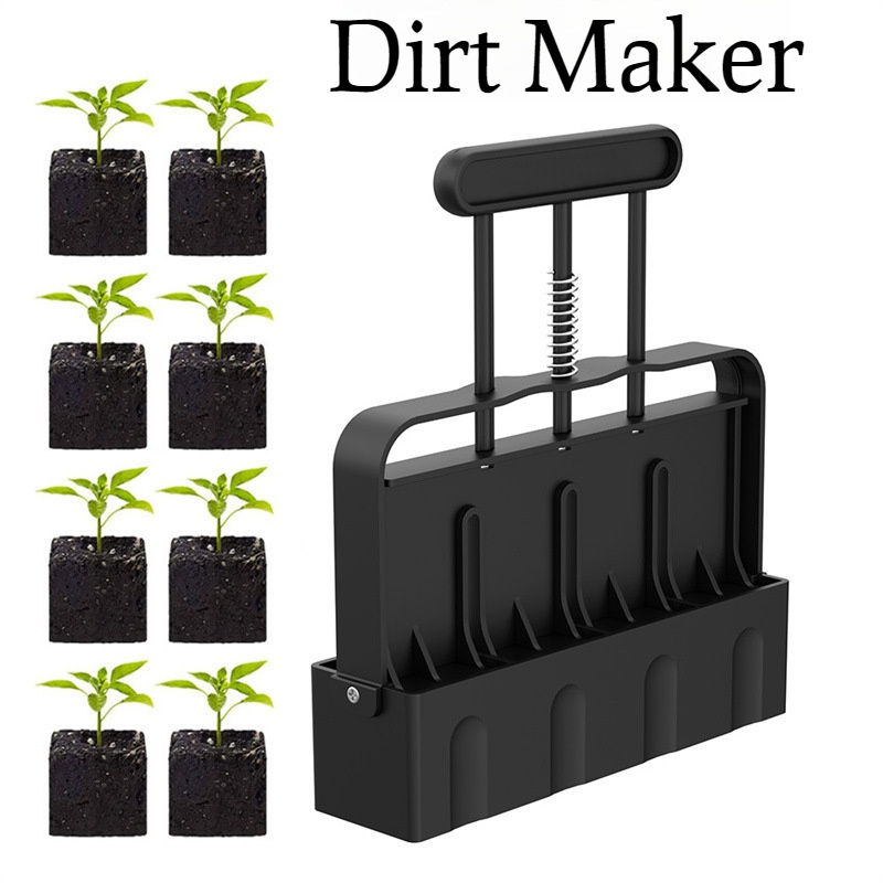 Handheld Seedling Nursery Potting Garden Garden Seeding Tools Manual Clod Maker Soil Blocker