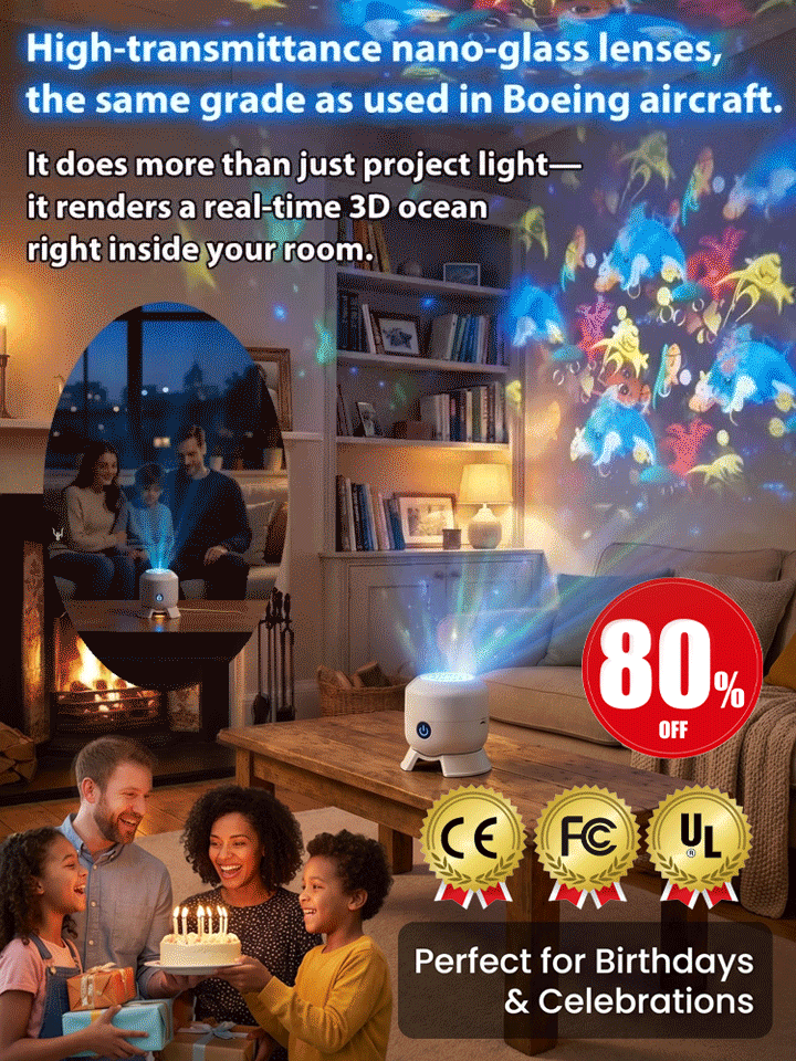 **Immersive Holographic Projection Lamp Loved by Kids | Easy Installation | Plug and Play✨