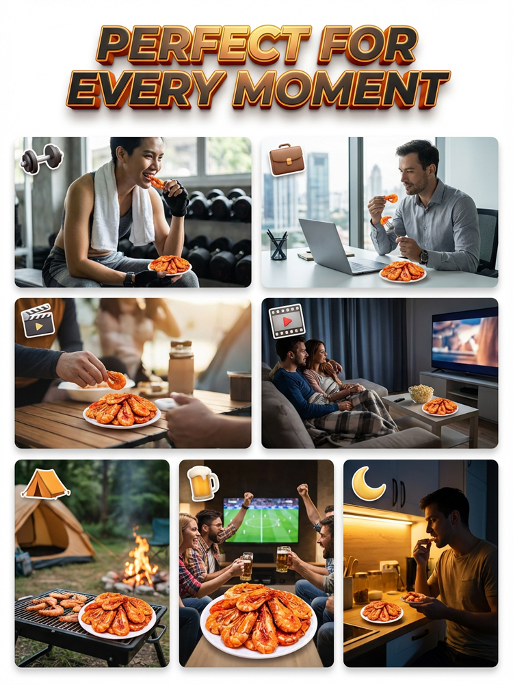 【Buy 1 Get 1 Free】 Ready-to-Eat Crispy Shrimp Snack ❤ Non-Fried& Low Calorie