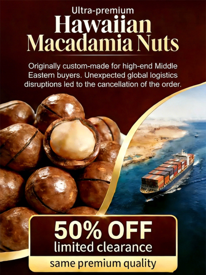[BOGO: Family Size Jars] Thin-shell Creamy Macadamias | Natural & Healthy | Today's Special Only!