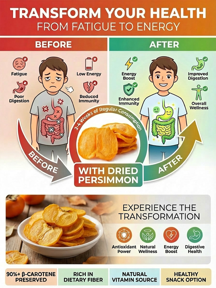 【Buy 1 Get 1 Free】Ready-to-Eat Sweet Dried Persimmons ❤️ 0 Additives & All Natural