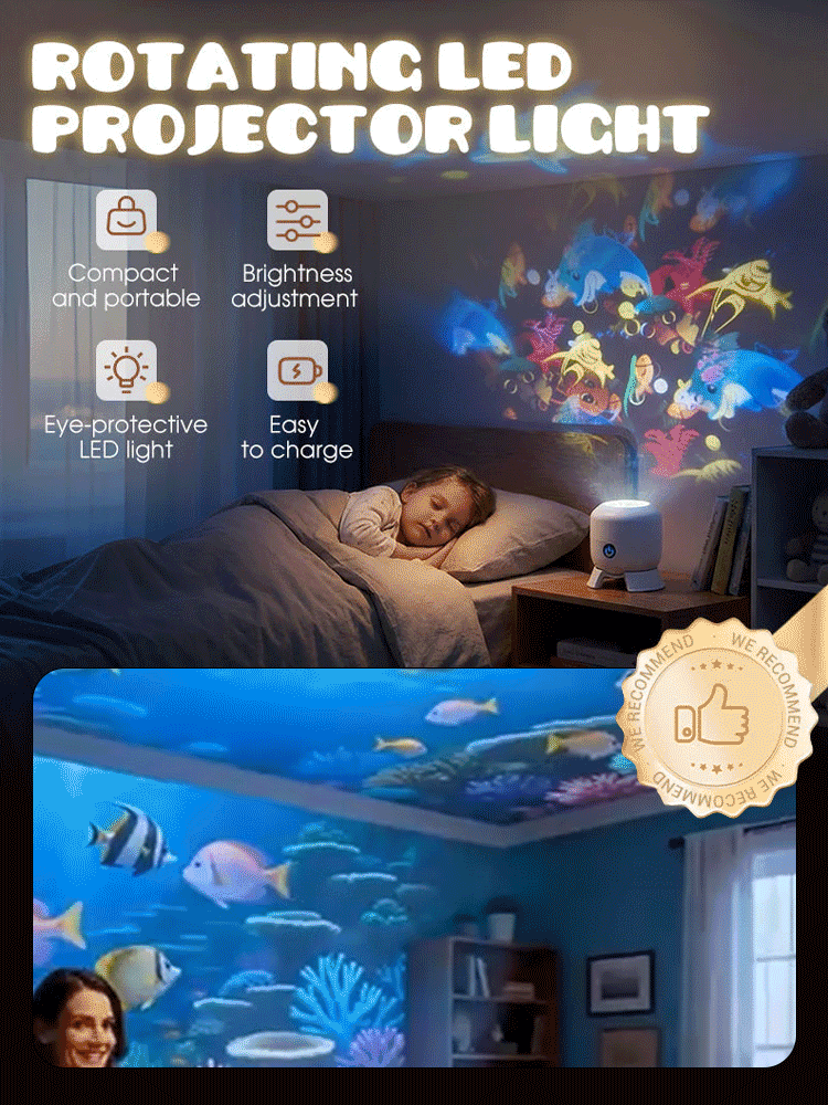 **Immersive Holographic Projection Lamp Loved by Kids | Easy Installation | Plug and Play✨